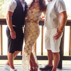 Lace maxi dress